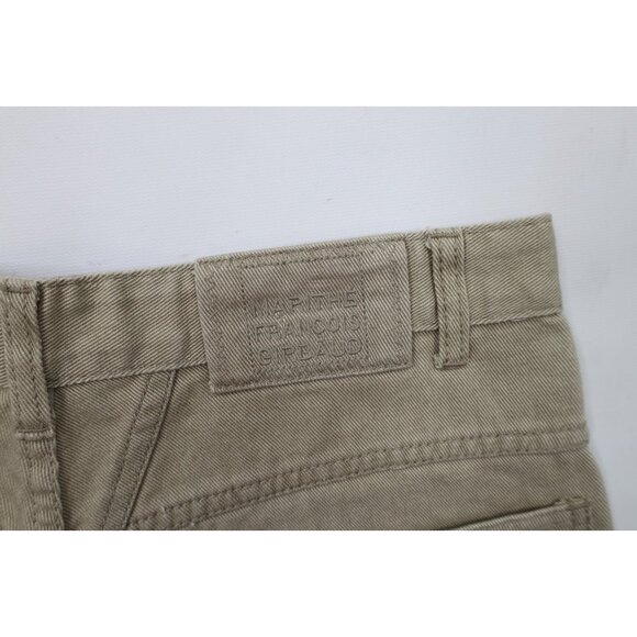 Deadstock Vtg 90s Marithe Francois Girbaud Mens 32 Baggy Denim Jean Shorts Beige - Picture 16 of 16